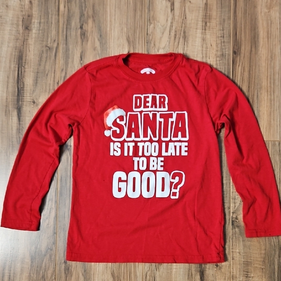Holiday Time Other - Holiday Time Red Unisex Kids Christmas Longsleeve  T Shirt